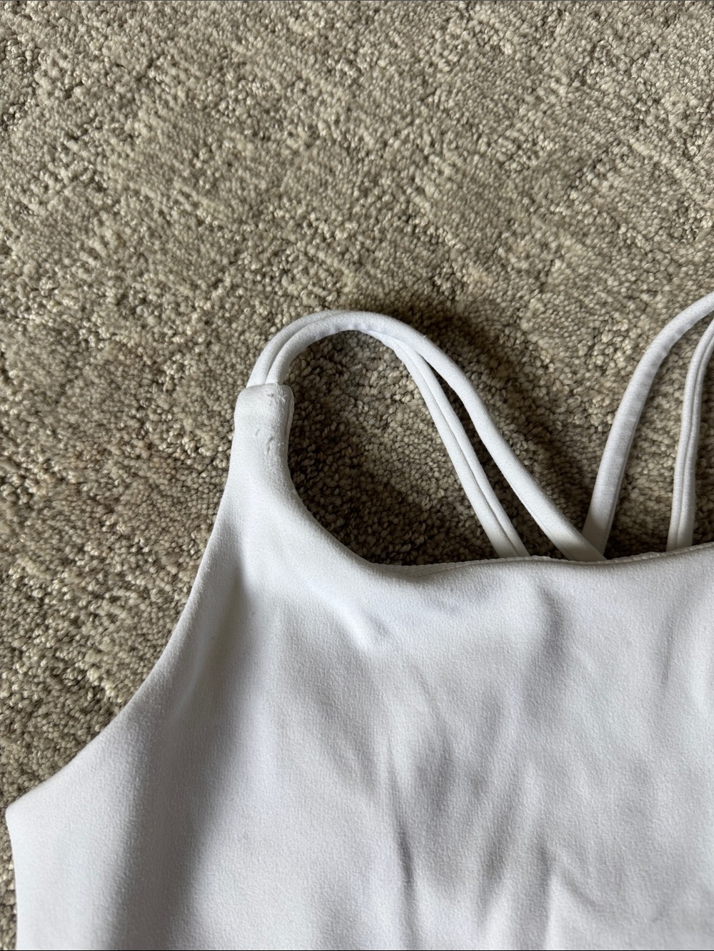 Athleta White Girls' Double-Strap Camisole Tank - Picture 2 of 4
